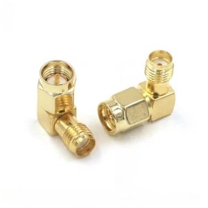 RF Connector SMA Male to SMA Female 90 Degree