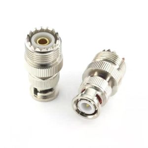 RF Connector BNC Male to SO239 UHF Female