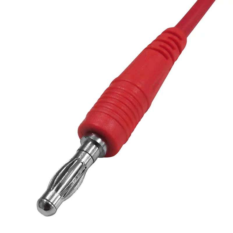 Banana plug to alligator clips wire test
