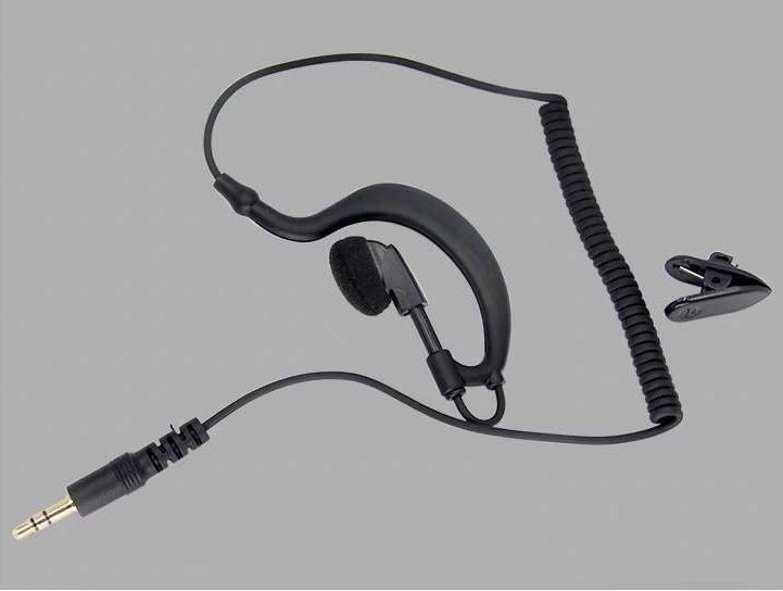 G Shape Earpiece Flexible Ear Hook 3.5mm Single Listening - Image 2