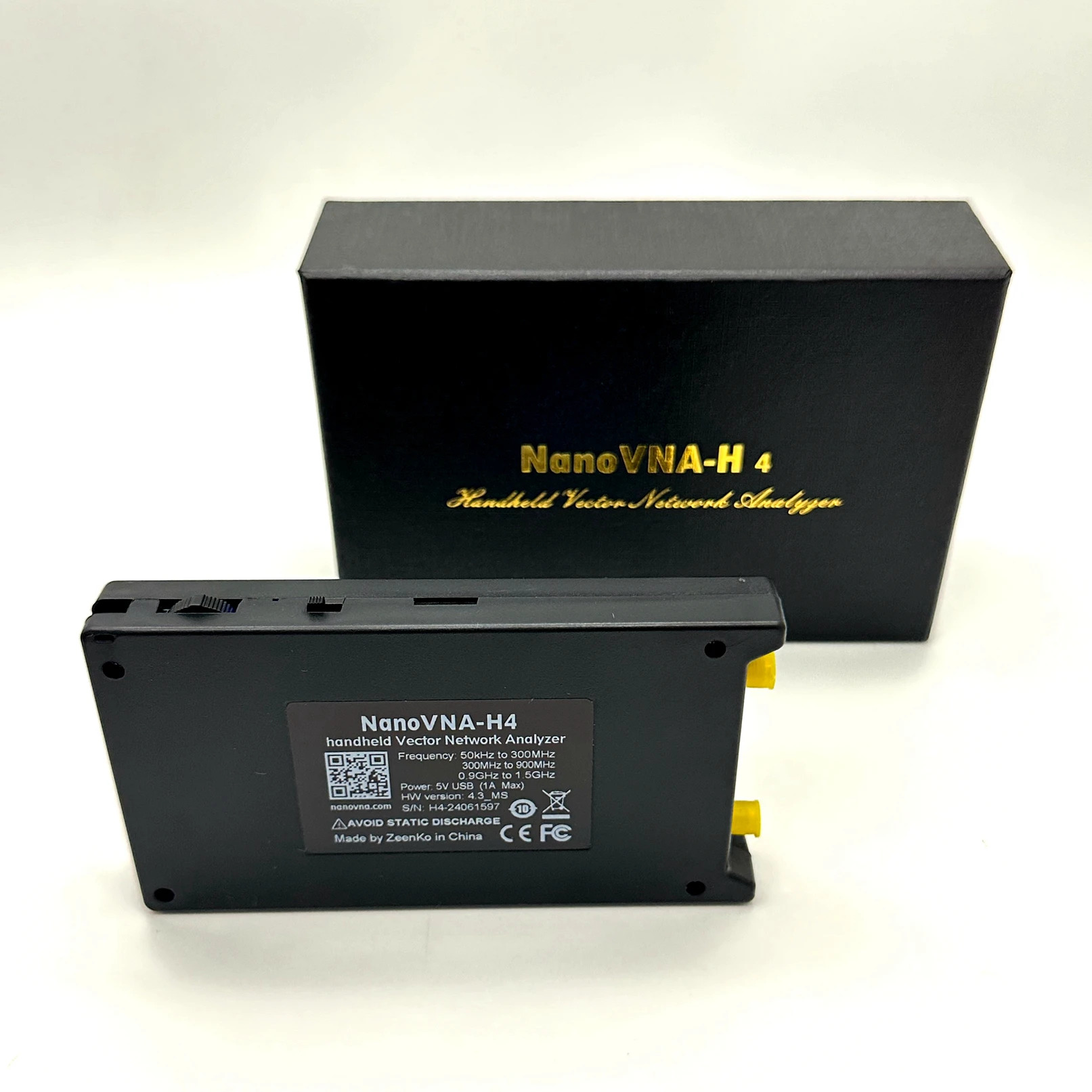 NanoVNA-H4 Antenna Analyzer Vector Network Analyzer 10KHz-1.5GHz HF VHF UHF - Image 3