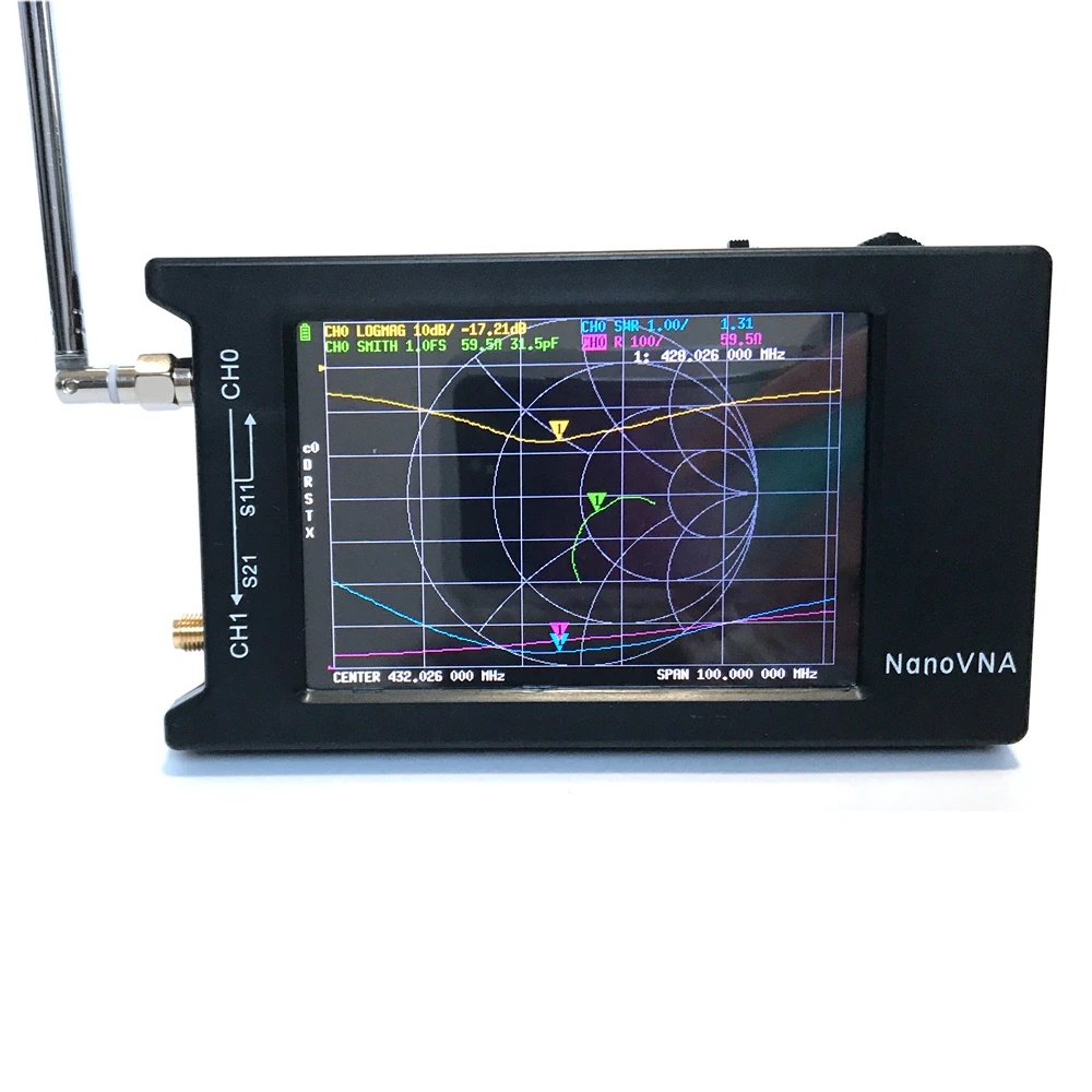 NanoVNA-H4 Vector Network Antenna Analyzer for antenna tunning