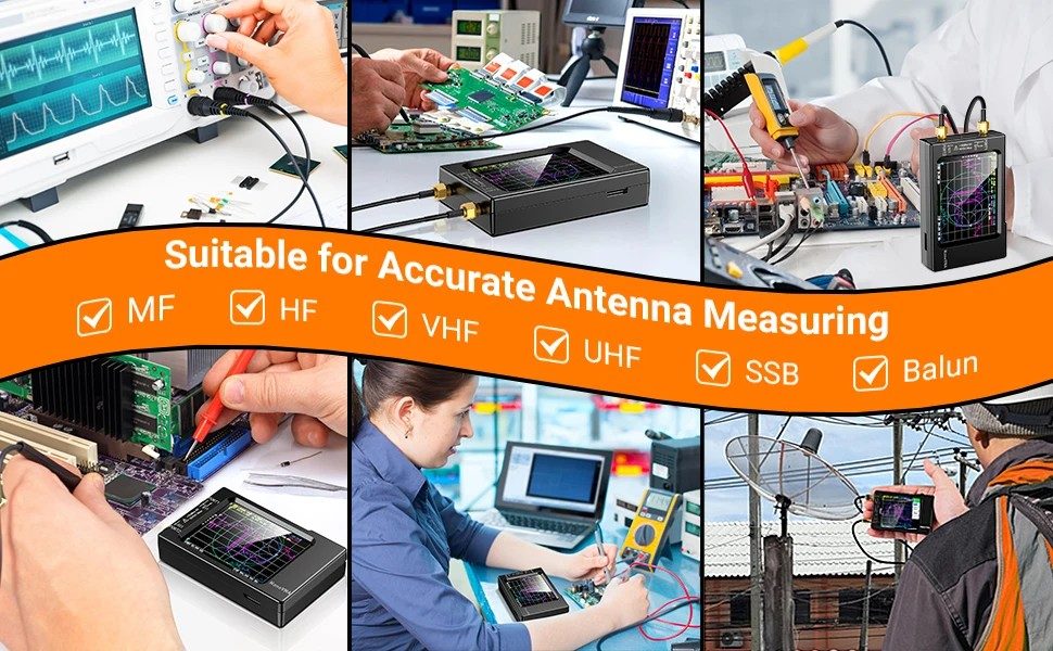 NanoVNA-H4 Vector Network Antenna Analyzer for antenna tunning