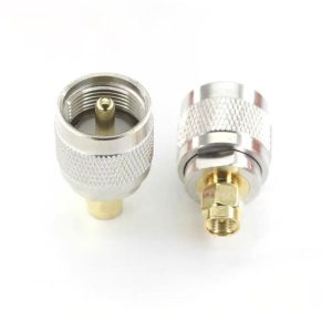 RF Connector PL259 UHF Male to SMA Male