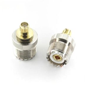 RF Connector SO239 UHF Female to SMA Female