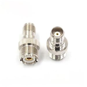 RF Connector SO239 UHF Female to TNC Female